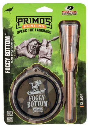 Picture of Primos Ps2906 Foggy Bottom Friction Call Attracts Turkeys Mossy Oak Original Bottomland Wood/Glass 