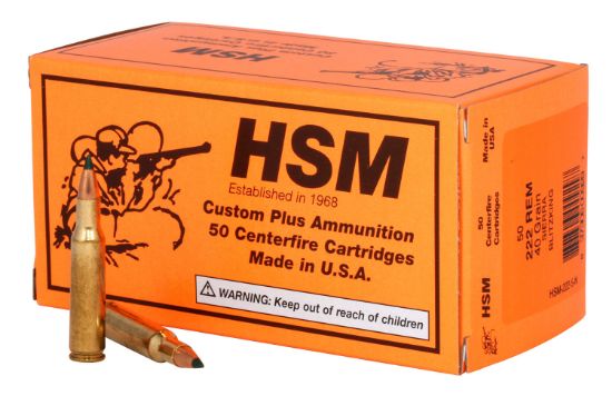 Picture of Hsm 2225N Varmint 222 Rem 40 Gr Sierra Blitzking 20 Per Box/ 25 Case 