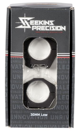 Picture of Seekins Precision 0010620002 Scope Rings Matte Black 30Mm Low 