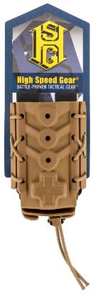 Picture of High Speed Gear 11Tqk0cb Tourniquet Taco Coyote Brown Kydex, 2" Belt Clip/Molle U-Mount, Compatible W/ Most Tourniquets 