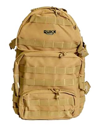 Picture of Rukx Gear Atict3dt Tactical 3 Day Tan 600D Polyester W/ Molle Hook & Loop Panel 4 Storage Areas 