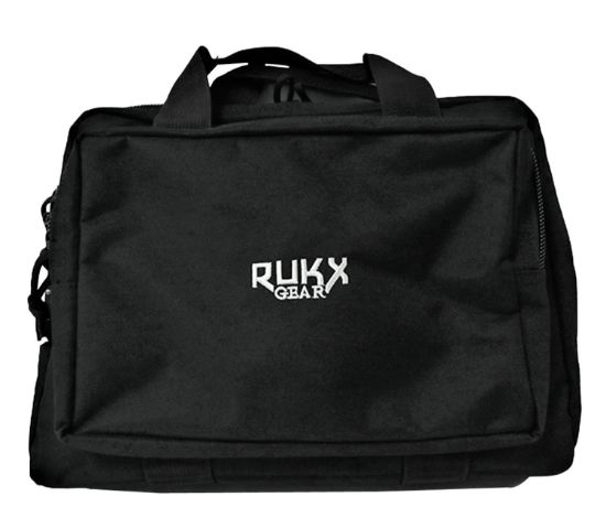 Picture of Rukx Gear Atictdpcb Double Pistol Black 600D Polyester Holds 2 Handguns 