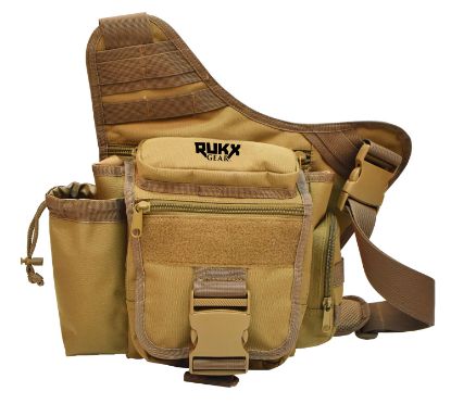 Picture of Rukx Gear Atictsbt Sling Bag Tan 600D Polyester Single Strap 