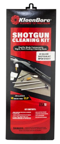 Picture of Kleenbore Sho217 Classic Cleaning Kit 20 Gauge Shotgun 