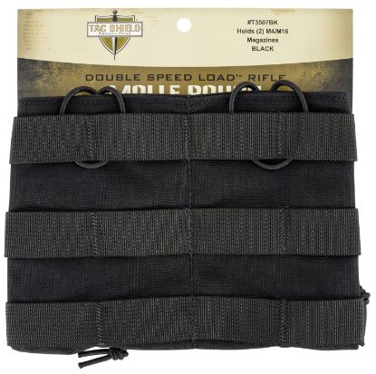 Picture of Tacshield T3507bk Speed Load Double Rifle Double 1000D Nylon Molle 