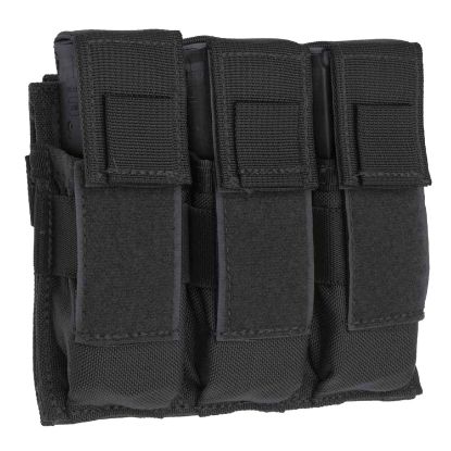 Picture of Tacshield T3603bk Universal Triple Pistol Triple Black 1000D Nylon 