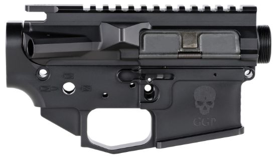 Picture of Grey Ghost Precision Ggpslightrcvr Ar Mkii Light Receiver Set Ar-15 Platform Multi-Caliber, 7075-T6 Aluminum W/Black Hardcoat Anodized Finished, Flared Mag Well 