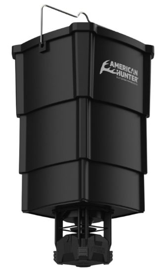 Picture of American Hunter Ahnfecon Nesting Hopper W/Econ Feeder Kit Collapsible 16 Programs 1-30 Seconds Duration 5 Gallon Capacity Black 