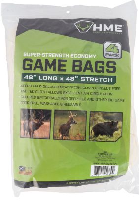 Picture of Hme Hmeecgbag12 Econ Game Bag Odor-Free Cloth, Washable, Reusable 12" X 48" 4 Pack 