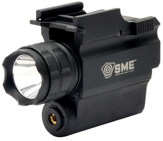 Picture of Sme Smewllp Compact Tactical Handgun Led Light/Laser Combo Black 250 Lumens White Cree Led Red Laser 