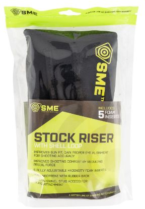 Picture of Sme Smersrsl Stock Riser With Shell Loop Black Neoprene 