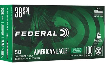 Picture of Federal Ae38lf1 American Eagle Irt 38 Special 100 Gr Lead Free Irt 50 Per Box/ 10 Case 