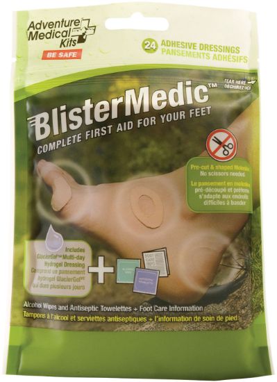 Picture of Adventure Medical Kits 01550667 Blister Medic Kit Blister Prevention Brown 24 Precut Shapes 