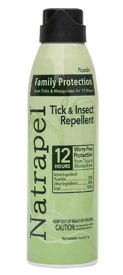 Picture of Natrapel 00066878 Picaridin Insect Repellent 6 Oz Aerosol Repels Ticks & Biting Insects Effective Up To 12 Hrs 