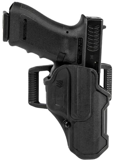 Picture of Blackhawk 410768Bkr T-Series L2c Non-Light Bearing Owb Black Polymer Belt Clip Compatible W/Glock 43/43X/Kahr Pm Includes Belt Loops Right Hand 