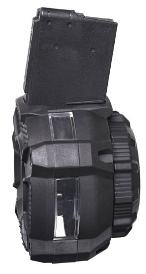 Picture of Promag Drma24 Standard 65Rd Drum W/ Capacity Window 223 Rem/5.56X45mm Fits Ar-15 Black Dupont Zytel Polymer 