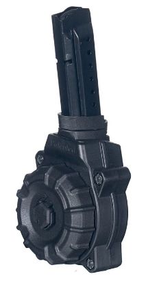 Picture of Promag Drma27 Standard 30Rd Drum 9Mm Luger Compatible W/ Glock 17/19 Black Dupont Zytel Polymer 