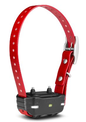 Picture of Garmin 0100120900 Pt10 Dog Device Collar Red Rechargeable Li-Ion 1 Mile Range 