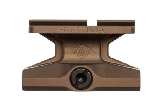 Picture of Reptilia Llc 100027 Dot Mount Flat Dark Earth Anodized 1/3 Co-Witness 