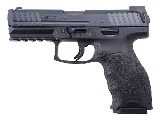 Picture of Hk 81000272 Vp40 40 S&W 4.09" 10+1 (2) Black Black Steel Slide Black Interchangeable Backstrap Grip Push Button 