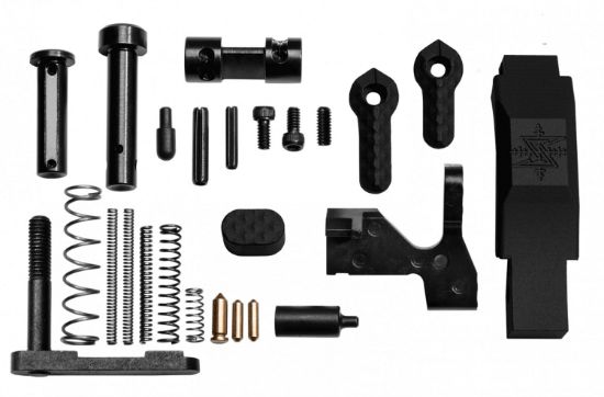 Picture of Seekins Precision 0011510063 Builder's Kit Enhanced Compatible W/ Ar-15 Lower Receiver Black 