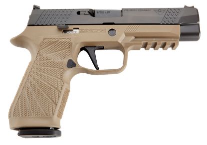 Picture of Wilson Combat Sigwcp320f9tats P320 9Mm Luger 4.70" 17+1 Tan Black Dlc Stainless Steel Slide Tan Polymer Grip 