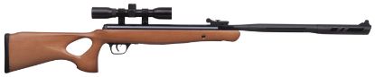 Picture of Crosman Cvh22rdnswx Valiant Air Rifle Nitrogen Piston Elite 22 Black Rifled Steel Barrel, Black Receiver, Fixed Hardwood Thumbhole Stock, Includes 4X32mm Scope 