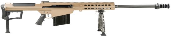 Picture of Barrett 18065 M107a1 50 Bmg 29" 10+1 Flat Dark Earth Cerakote Flat Dark Earth Fixed With Sorbothane Recoil Pad Stock Black Polymer Grip 