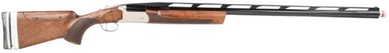 Picture of Tristar 35411 Tt-15A Mono Trap 12 Gauge 1Rd 2.75" 34" With Adjustable Rib Barrel Silver Rec Walnut Fixed With Adjustable Comb Stock Right Hand (Full Size) Includes 3 Extended Mobilchoke 