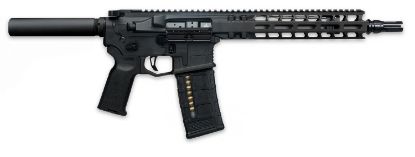 Picture of Radian Weapons R0052 Model 1 Pistol 300 Blackout 30+1 9", Black, Billet Rec, M-Lok Handguard, Smooth Buffer Tube (No Brace), Magpul Grip, Ambi Controls, Dead Air Qd Flash Hider, Adj. Trigger 