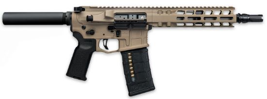 Picture of Radian Weapons R0504 Model 1 Pistol 300 Blackout 30+1 9", Fde Billet Rec/M-Lok Handguard, Smooth Buffer Tube (No Brace), Magpul Grip, Ambi Controls, Dead Air Qd Flash Hider, Adj. Trigger 