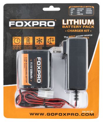 Picture of Foxpro Lithchg Lithium Battery Kit Black 11.1 Volt 5,200 Mah Compatible With Foxpro Shockwave/Banshee 