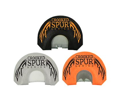 Picture of Foxpro Csmcombo Crooked Spur Combo Pack Diaphragm Call Double/3.5 Reed Turkey Sounds Attracts Turkeys Black/Orange/White 3 Piece 