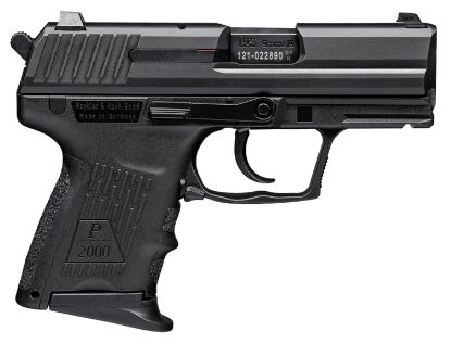 Picture of Hk 81000055 P2000 Sk V3 Sub-Compact Frame 9Mm Luger 10+1, 3.26" Black Steel Barrel, Serrated Steel Slide, Polymer Frame W/Picatinny Rail, Black Polymer Grip, Ambidextrous 