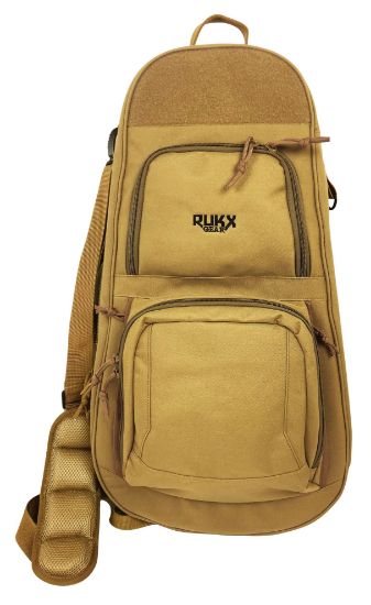 Picture of Rukx Gear Atictarpt Discrete Ar-Pistol Backpack Tan 600D Polyester Holds 1 