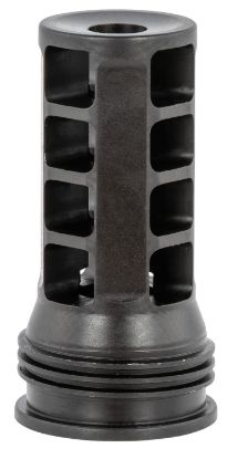Picture of Huxwrx 1628 Qd 762 Muzzle Brake Black With 1/2"-28 Tpi Threads & 2.30" Oal For 30 Cal Ar-Platform 
