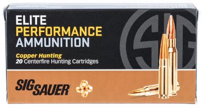 Picture of Sig Sauer E6mmch120 Elite Copper Hunting 6Mm Creedmoor 80 Gr Copper Solid 20 Per Box/ 10 Case 