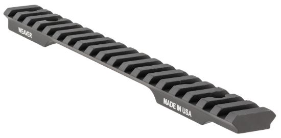 Picture of Weaver Mounts 99465 Multi-Slot Base Extended Black Aluminum Fits Savage 110 Long Action 0 Moa 