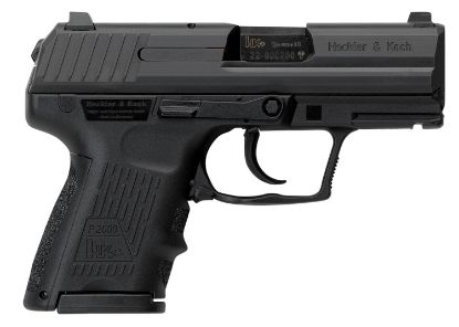 Picture of Hk 81000056 P2000 Sk V3 Sub-Compact Frame 9Mm Luger 10+1, 3.26" Black Steel Barrel, Serrated Steel Slide, Polymer Frame W/Picatinny Rail, Black Polymer Grip, Ambidextrous 