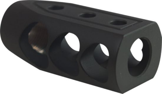 Picture of Timber Creek Outdoors 50Beohbblc Muzzle Brake Black Cerakote With 49/64-20 Tpi Threads For 50 Beowulf Ar-Platform 