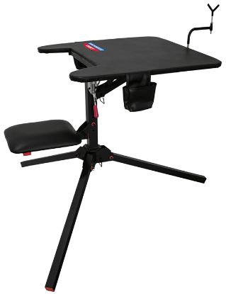 Picture of Birchwood Casey Msb300 Swivel Action Shooting Bench Black Steel, 29" W X 29" L 