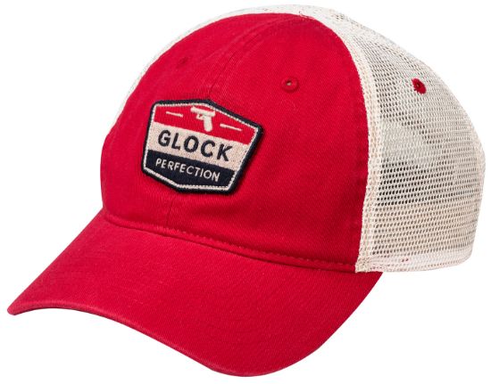 Picture of Glock Ap95927 Trucker Red/Cream Relaxed Fit Glock Patch 