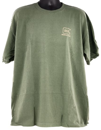 Picture of Glock Aa75152 Perfection T-Shirt Green Xl Short Sleeve 