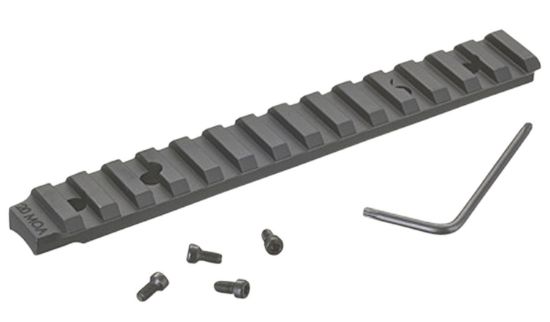 Picture of Ruger 90678 Picatinny Rail Black Anodized Aluminum Fits Ruger American Rifle Short Action 20 Moa 