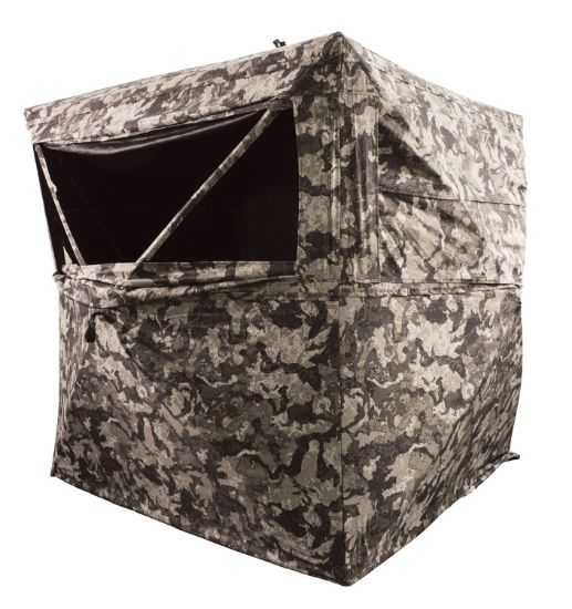 Picture of Hme Hmegrdblnd3cvd Executioner Three-Person Blind Ground Cervidae Camo Polyester 64" X 88" X 68" 