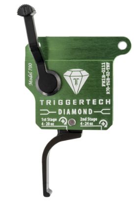 Picture of Triggertech R70tgb02tnf Diamond Two-Stage Flat Clean Trigger With 0.50-2.80 Lbs Draw Weight & Green W/Black Parts Finish For Remington 700 Right 