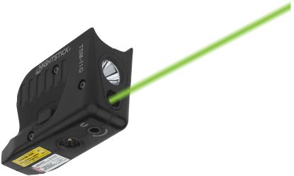 Picture of Nightstick Tsm11g Tactical Weapon-Mounted Light W/Green Laser Black Polymer Compatible W/ Glock 42/43/43X/48, 150 Lumens White Led Bulb/Green Laser, 104 Meters Beam, Trigger Guard Mount 
