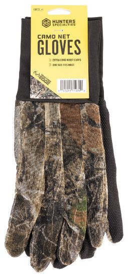 Picture of Hunters Specialties 100122 Net Gloves Realtree Edge Mesh Osfa 