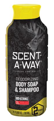 Picture of Scent-A-Way 100090 Bio-Strike Body Wash/Shampoo Odor Eliminator Odorless Scent 24 Oz Liquid 