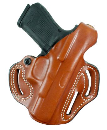 Picture of Desantis Gunhide 001Ta1jz0 Thumb Break Scabbard Owb Tan Leather Belt Slide Fits Fn 509 Fits Fn 509 Tactical Right Hand 